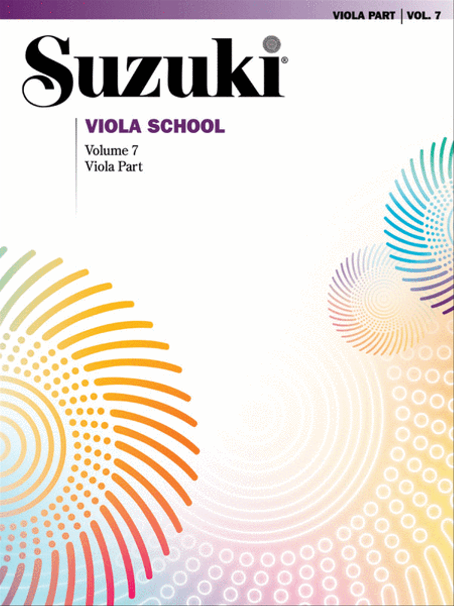 Book cover for Suzuki Viola School, Volume 7