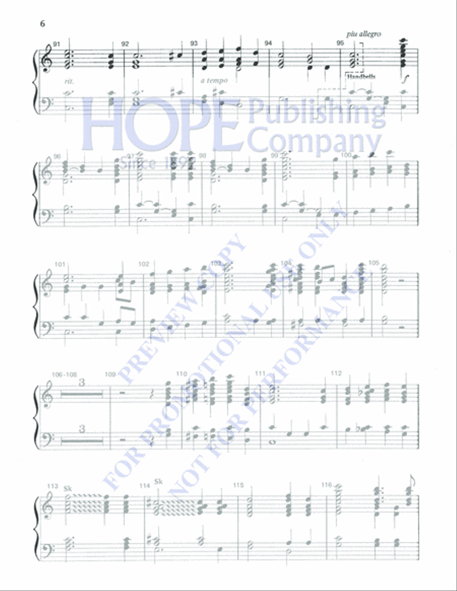 The Heavens Are Telling The Heavens Are Telling 3-Octaves scores gallery preview page 6