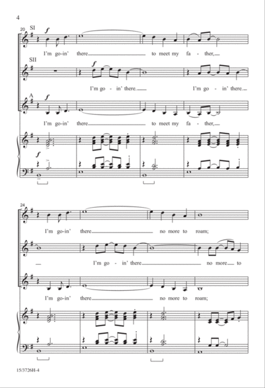 Wayfarin' Stranger SSA scores gallery preview page 4