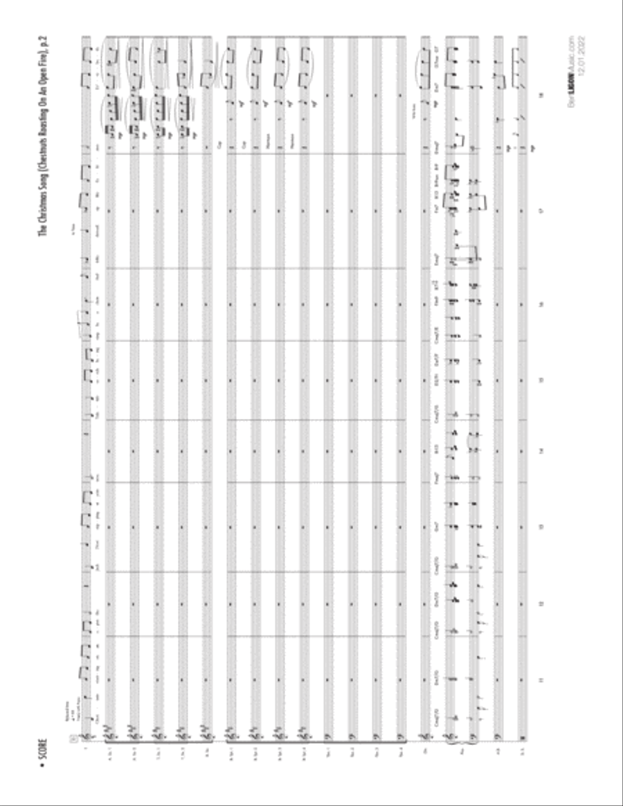 The Christmas Song (chestnuts Roasting On An Open Fire) Jazz Ensemble scores gallery preview page 2