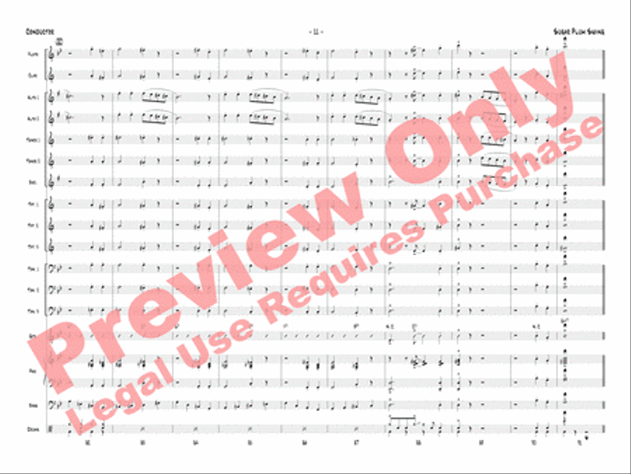 Sugar Plum Swing Jazz Ensemble scores gallery preview page 14