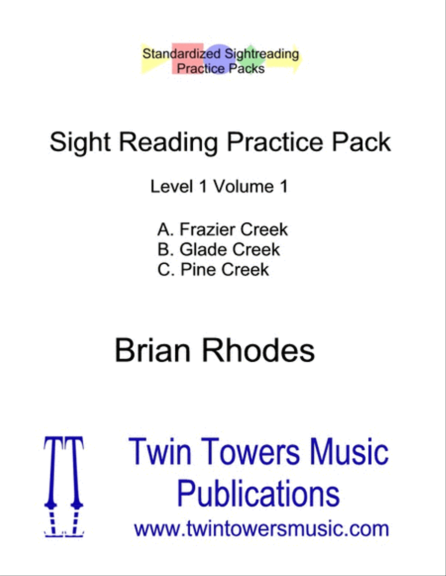 Sight Reading Practice Pack Level 1 Volume 1 Concert Band scores gallery preview page 1
