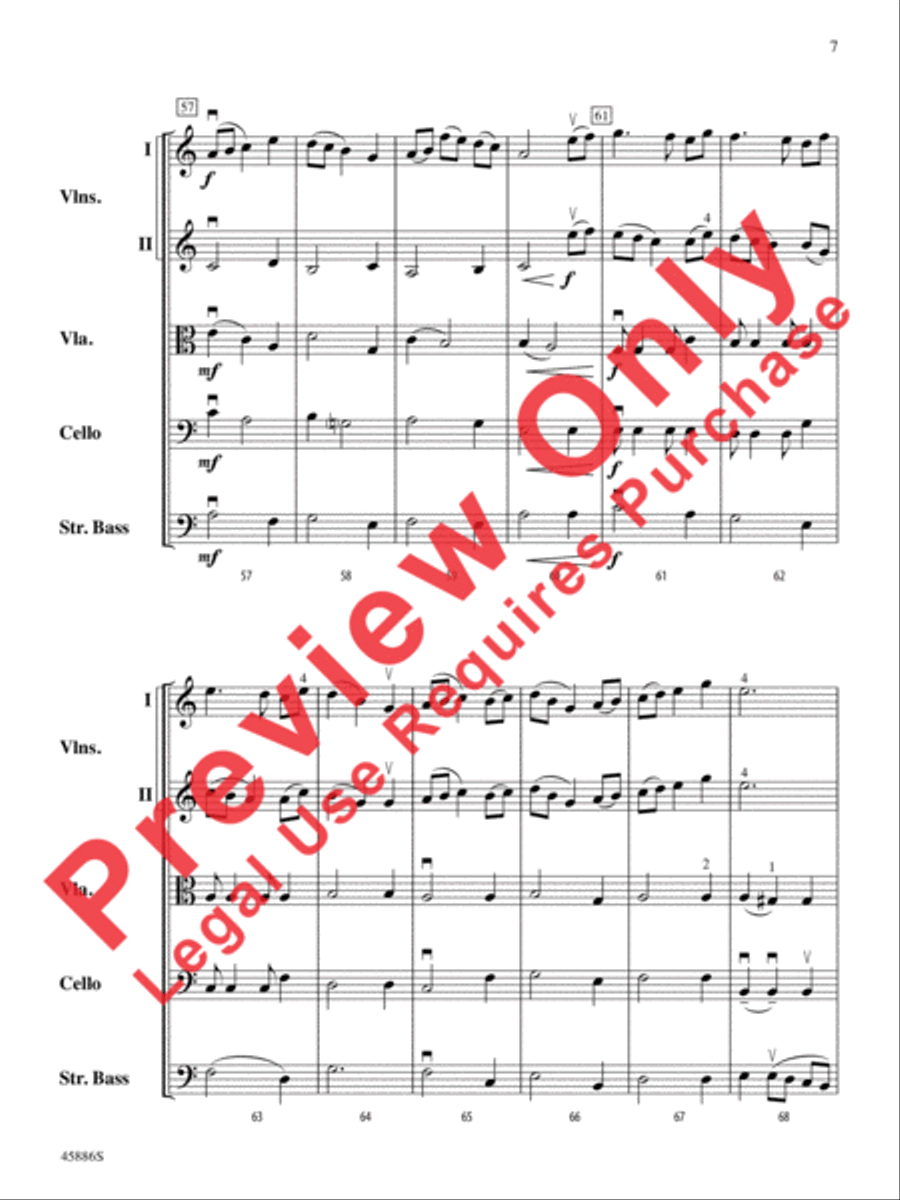 Passacaglia Passacaglia String Orchestra scores gallery preview page 7
