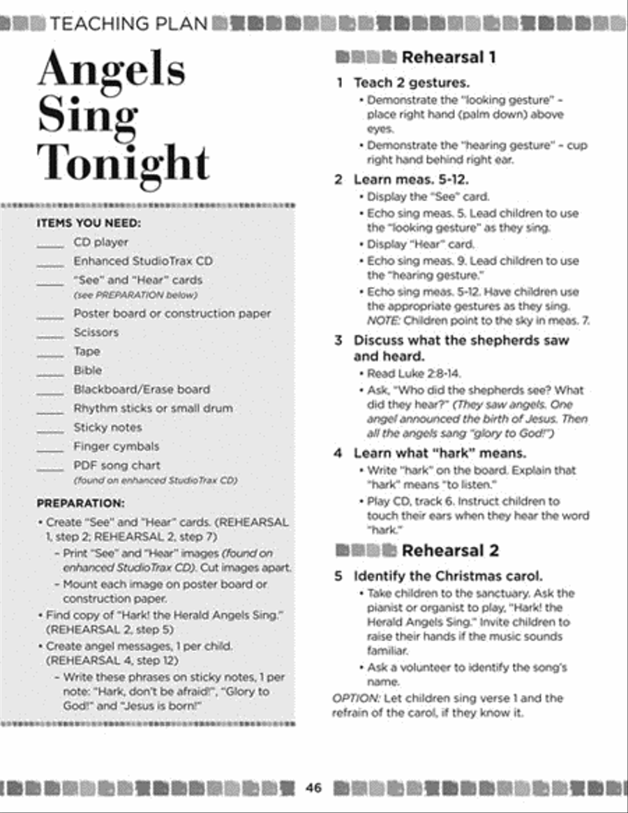 Sing and Celebrate 5! Sacred Songs for Young Voices Unison Choir scores gallery preview page 8