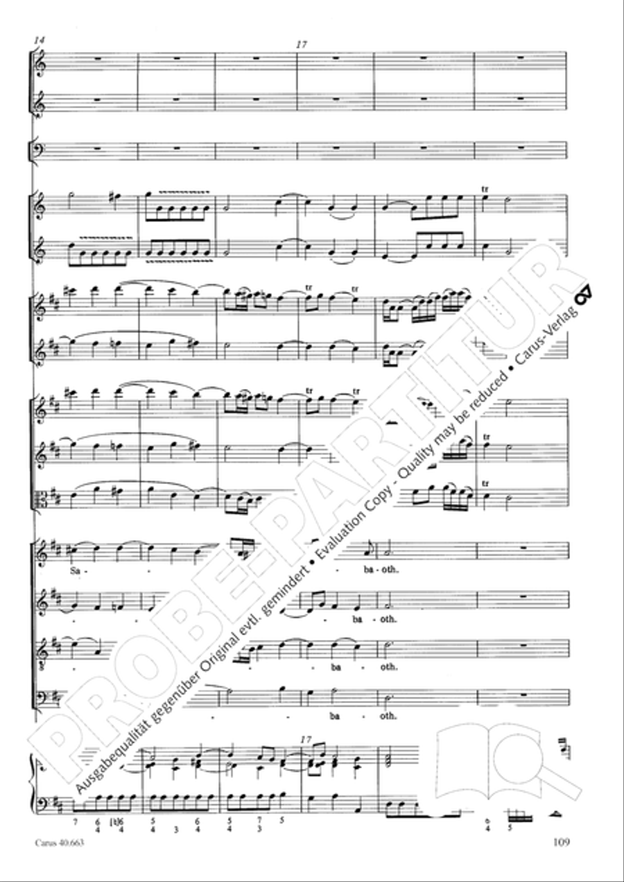 Mass in D minor (Missa in d) ATB scores gallery preview page 125