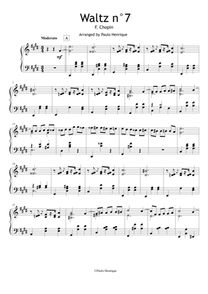 Waltz n°7 - C# Minor - Op.64, n°2 image number null