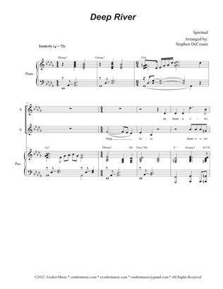 Book cover for Deep River (SATB)