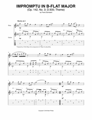 Impromptu in B-Flat Major (Op. 142, No. 3; D.935; Theme)