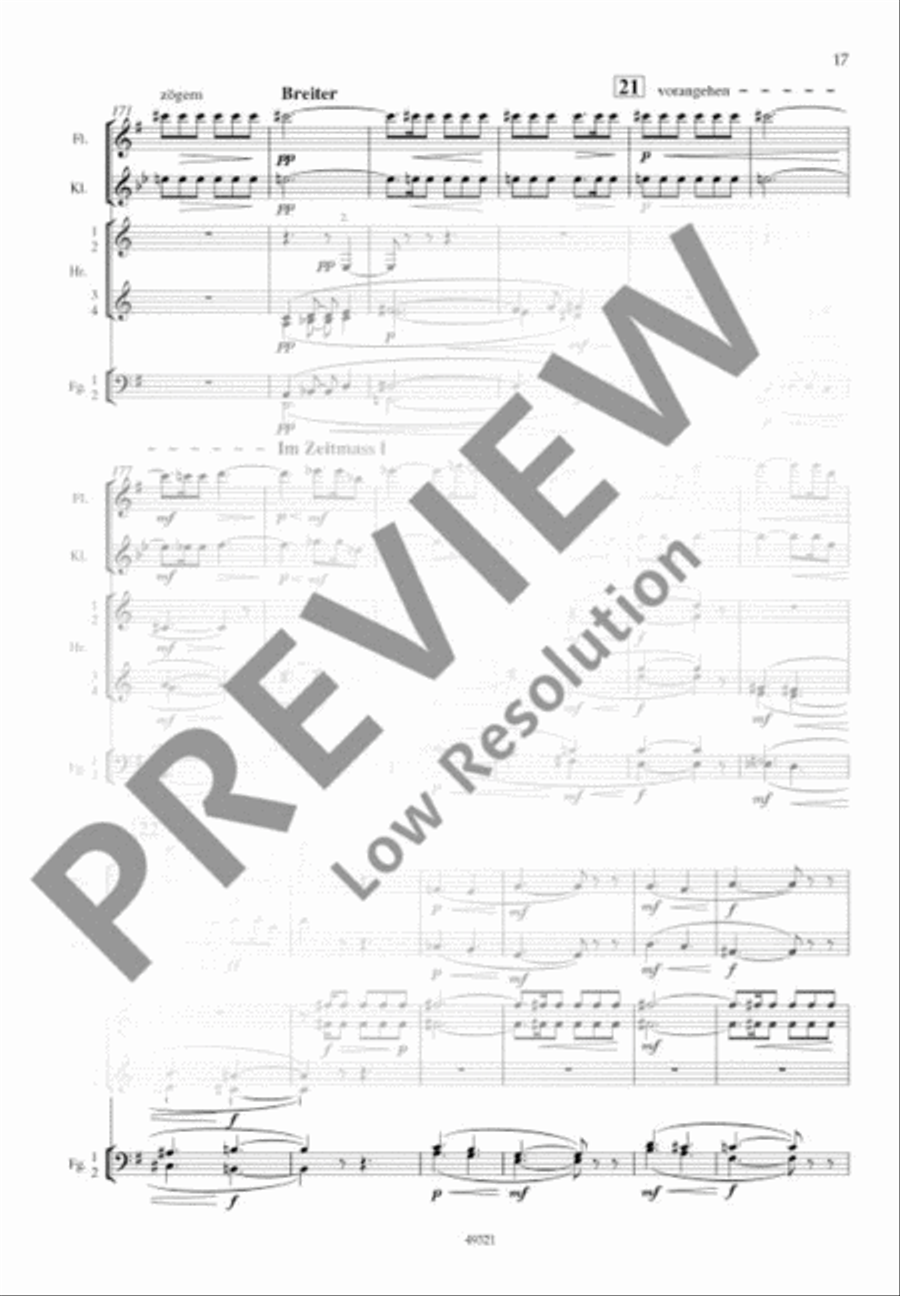 Tonstück E major Tonstück E major Bassoon scores gallery preview page 18