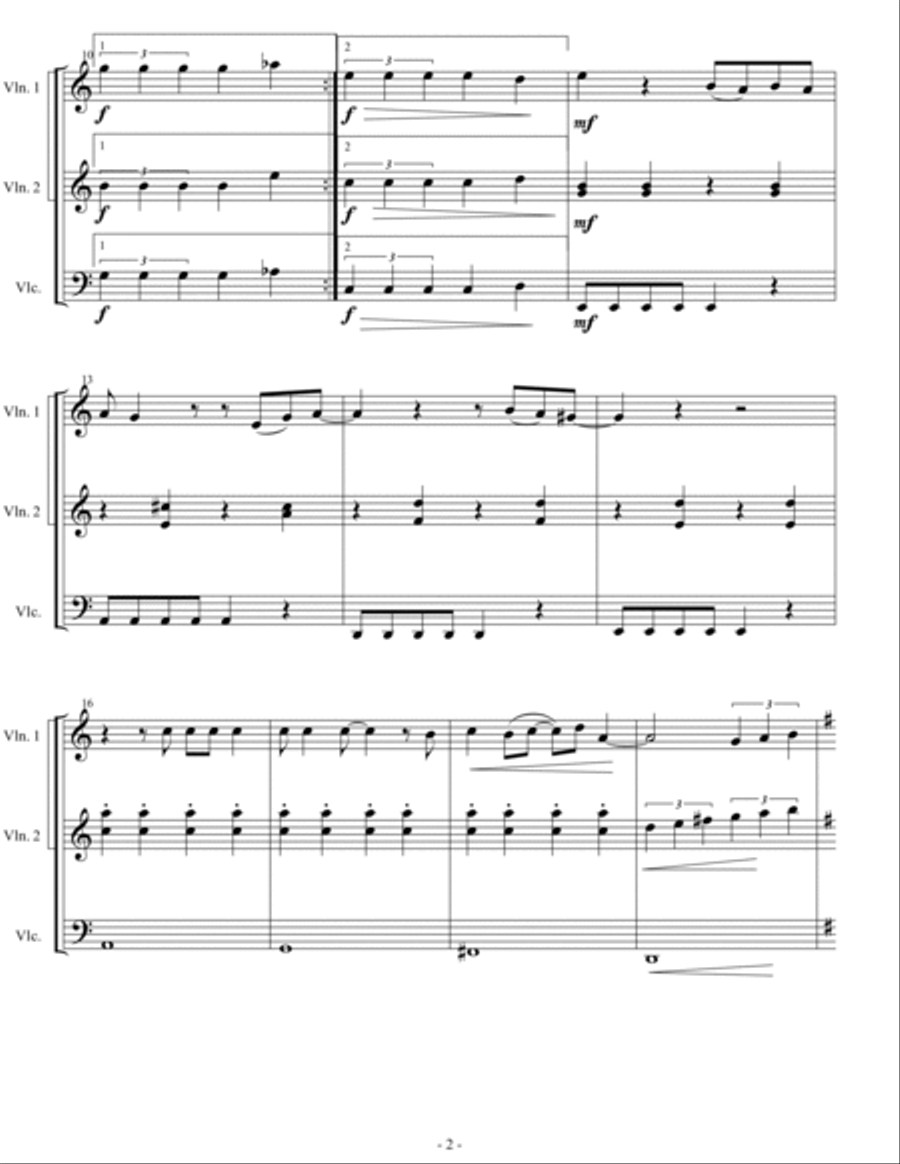 It Must Be Love String Trio scores gallery preview page 6
