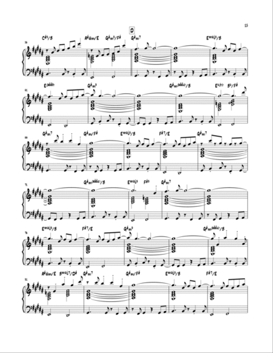The Dancer Piano scores gallery preview page 3