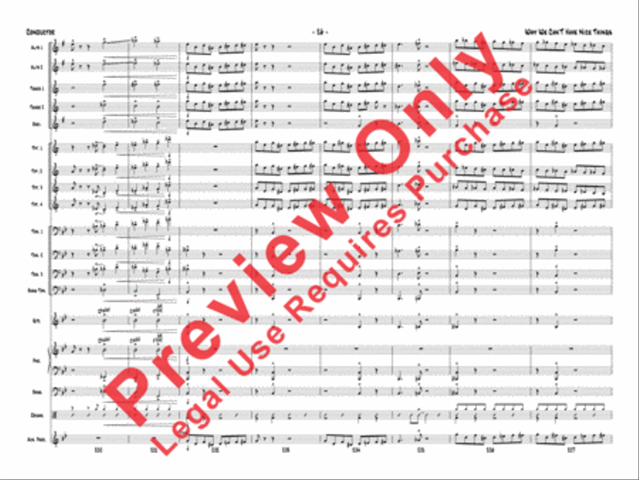 Why We Can't Have Nice Things Jazz Ensemble scores gallery preview page 27