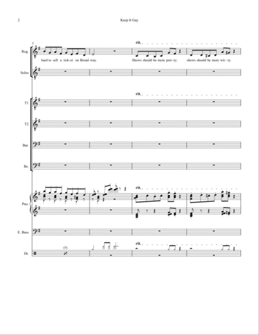 Keep It Gay Small Ensemble scores gallery preview page 2
