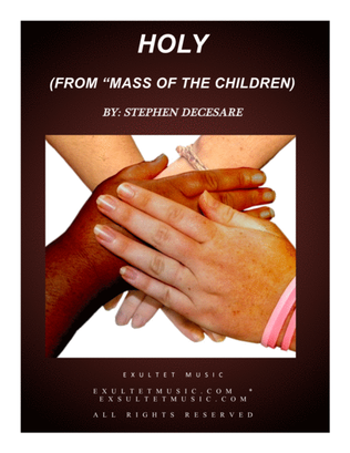 Book cover for Holy (from "Mass of the Children")