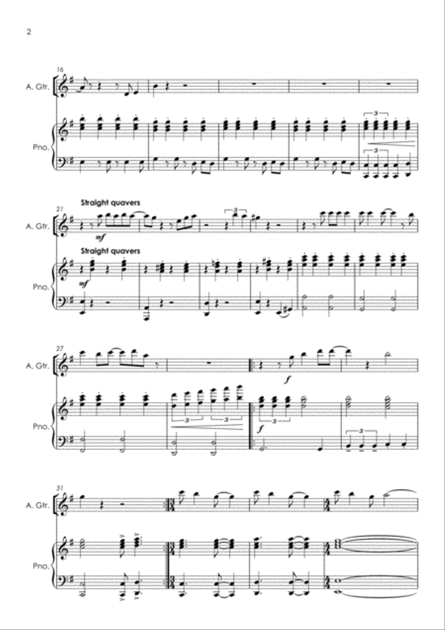 It Must Be Love Guitar scores gallery preview page 3