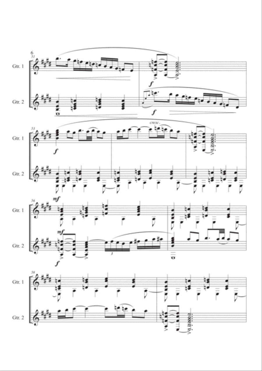 Guitar Duet Guitar scores gallery preview page 6