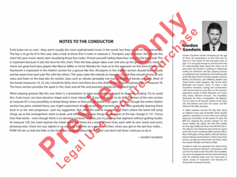 Act Your Age Act Your Age Jazz Ensemble scores gallery preview page 3