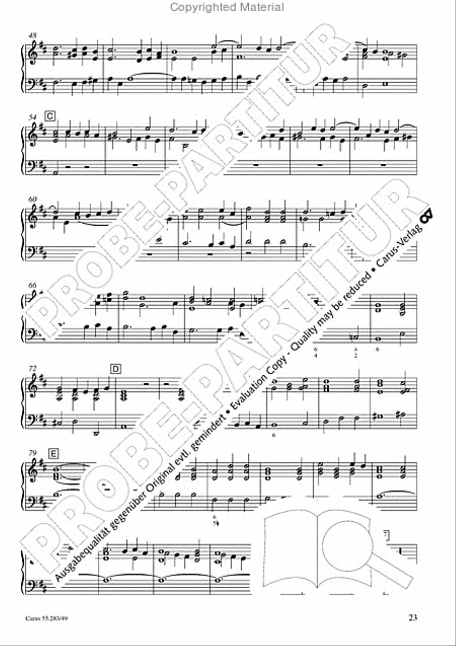Te Deum for the Victory of Dettingen Organ scores gallery preview page 24
