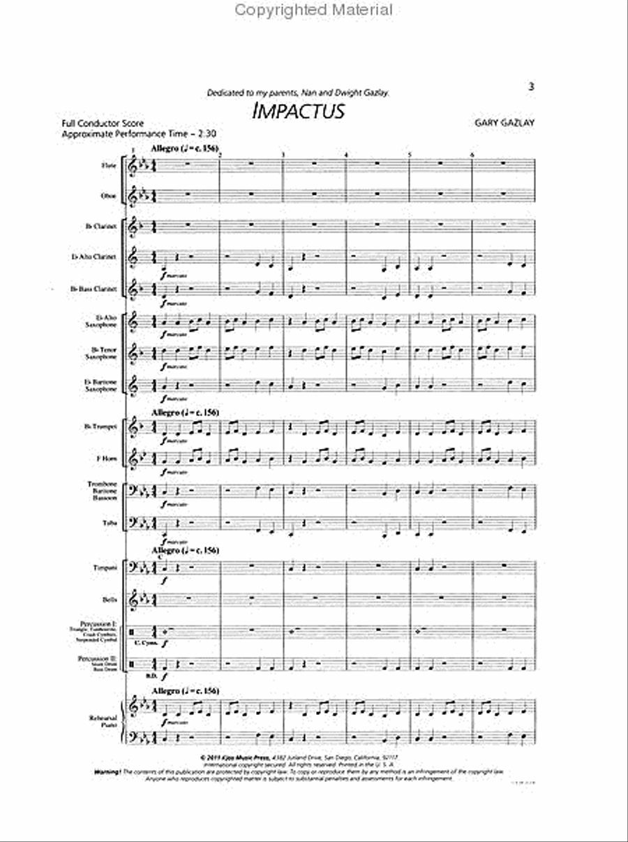 Impactus Impactus Concert Band scores gallery preview page 2