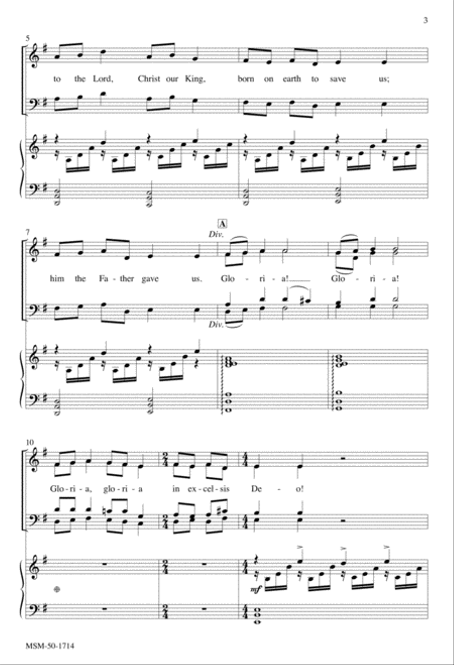 On This Day Earth Shall Ring 4-Part scores gallery preview page 3