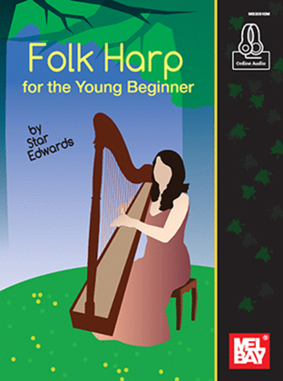 Book cover for Folk Harp for the Young Beginner