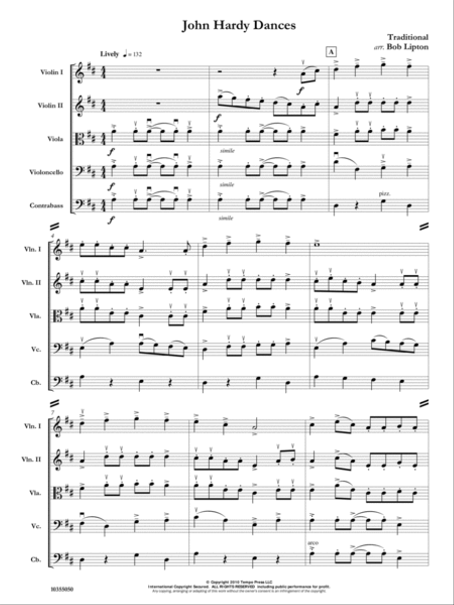 John Hardy Dances Orchestra scores gallery preview page 2