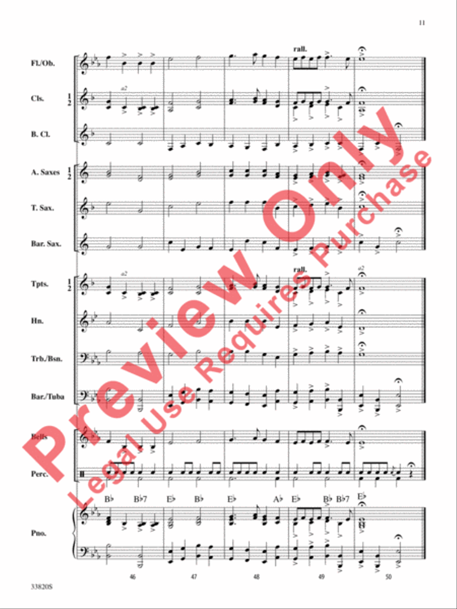 The Prince of Denmark's March Concert Band scores gallery preview page 12