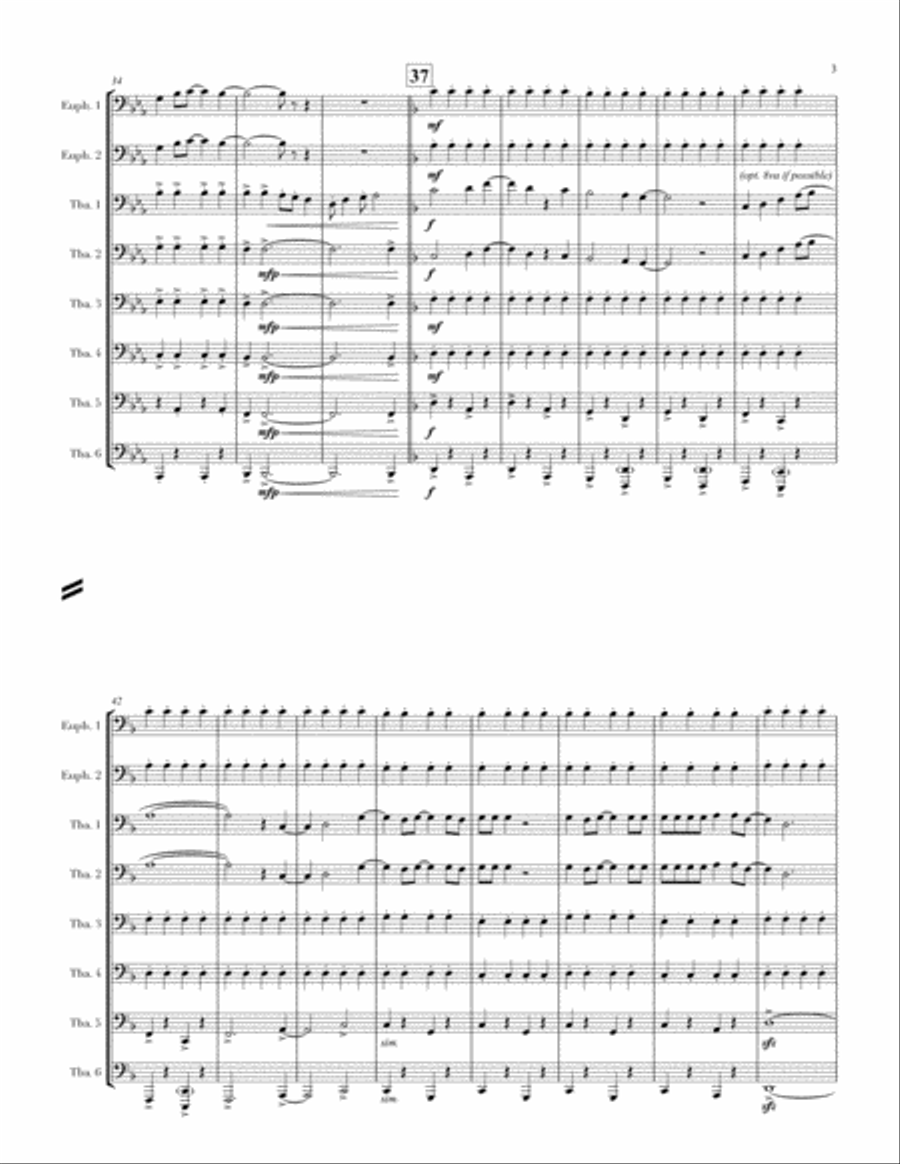 Martha My Dear Brass Ensemble scores gallery preview page 3