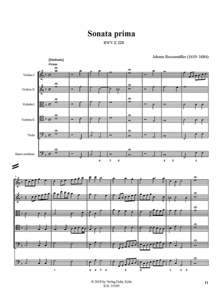 Instrumentalmusik in Drucken II: Sonate da Camera (Venedig 1670)