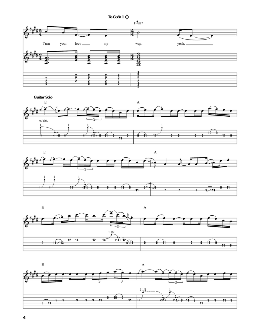 Blue Sky Acoustic Guitar scores gallery preview page 4