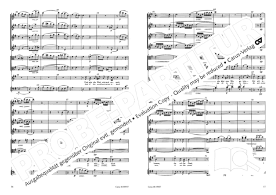 From heav'n on high (Vom Himmel hoch) SSATB scores gallery preview page 30
