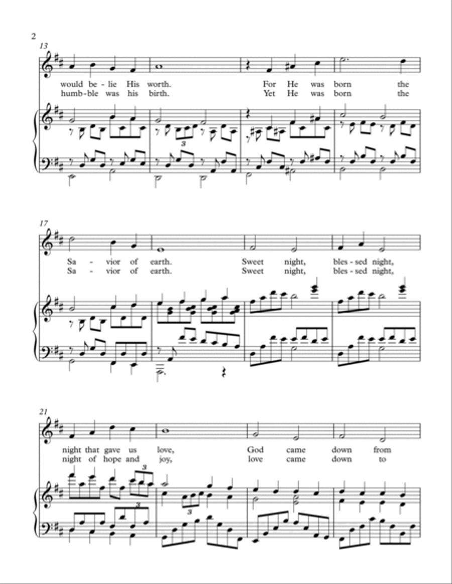 Sweet Night Voice scores gallery preview page 2
