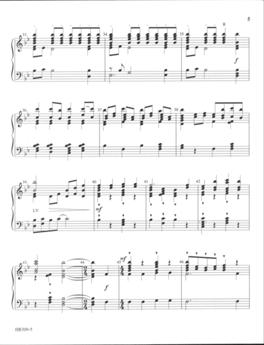 Thanksgiving Celebration 2-3 octaves 3-Octaves scores gallery preview page 5