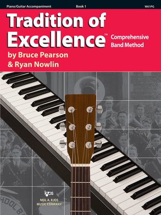 Book cover for Tradition of Excellence Book 1 - Piano/Guitar Accompaniment