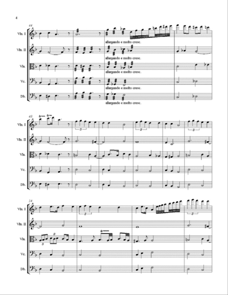 Blue Orchid String Quartet scores gallery preview page 4
