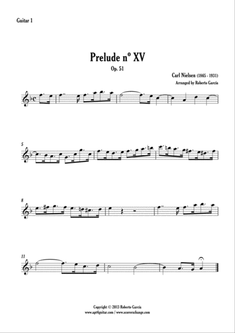 Prelude nº XV Small Ensemble scores gallery preview page 3