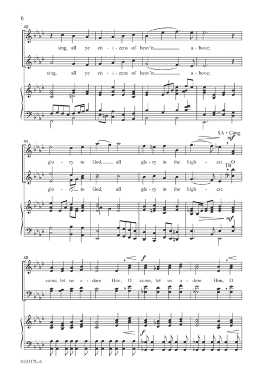 Hymns for Christmas 2 4-Part scores gallery preview page 7