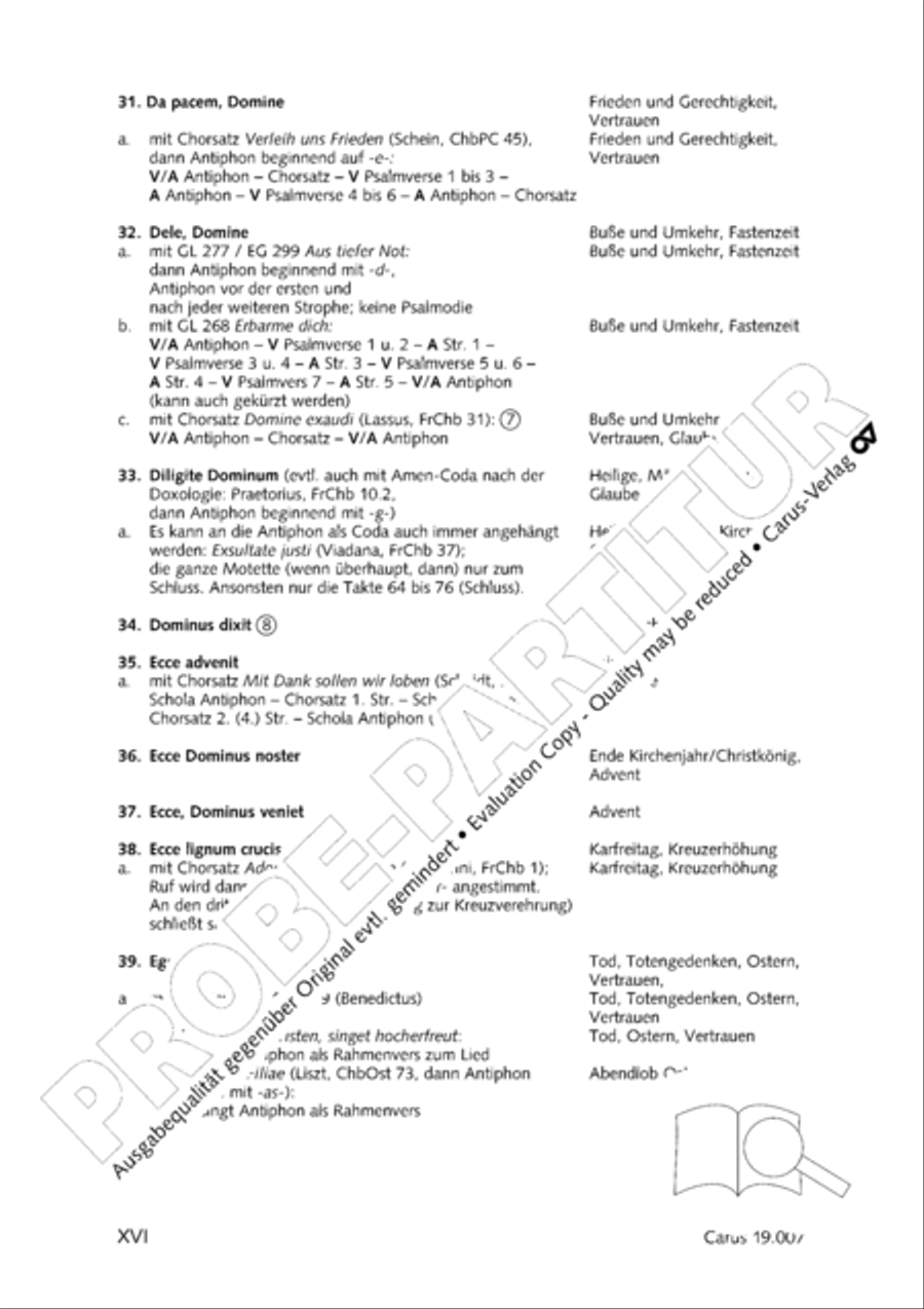 In hymnis et canticis. Gregorian chant collection Choir scores gallery preview page 17