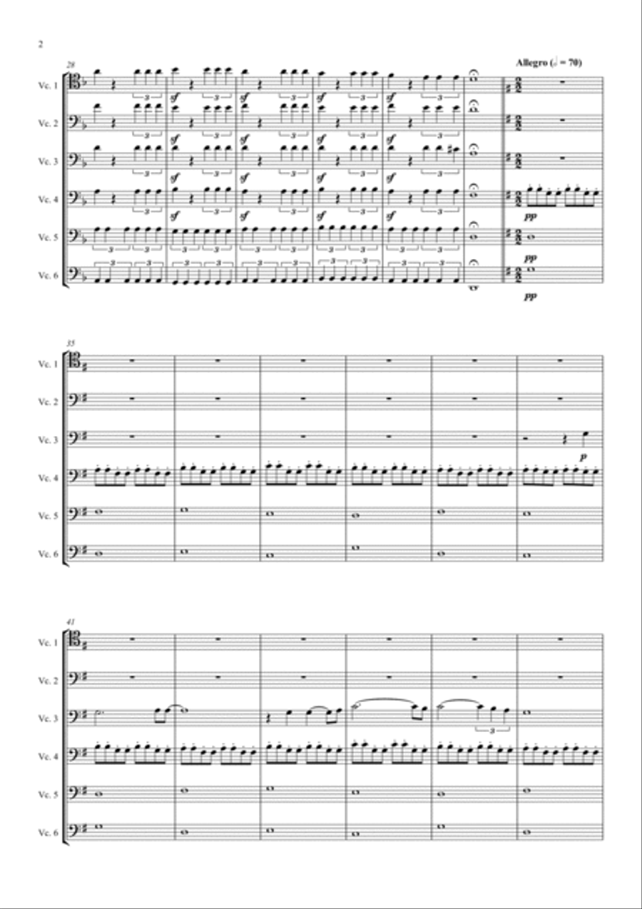 Now We Are Free - Score Only Set of Parts scores gallery preview page 2