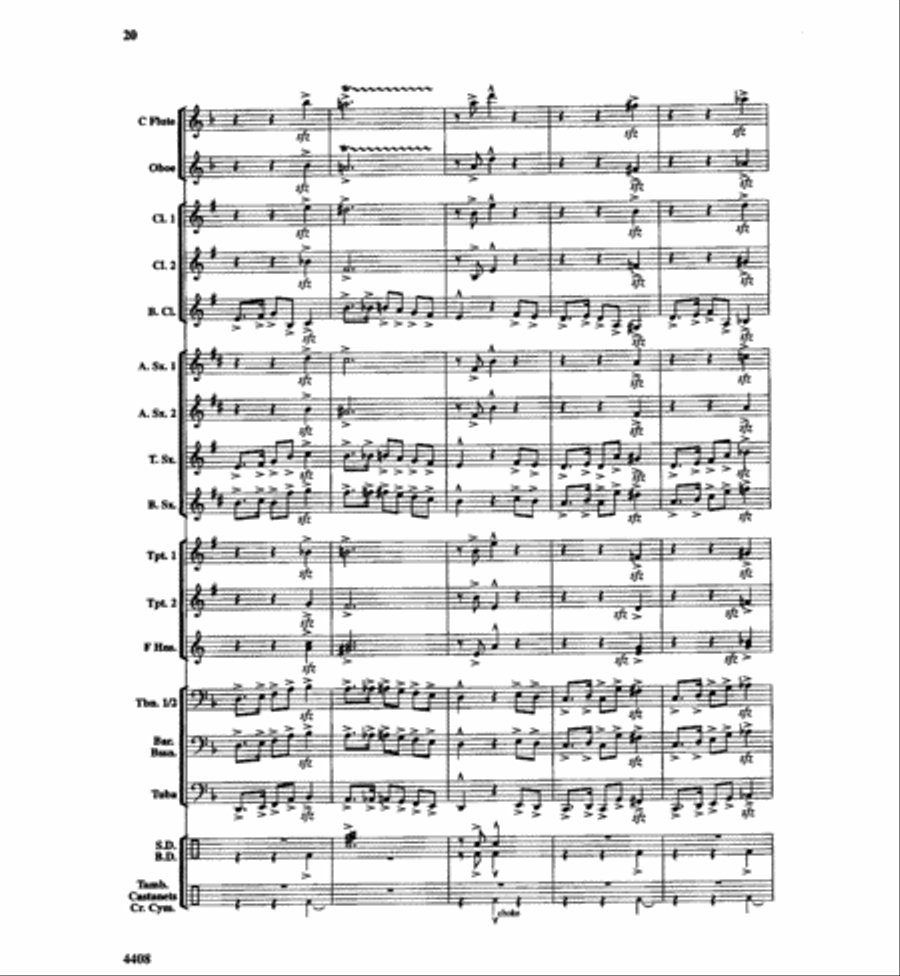 Escapada Escapada Concert Band scores gallery preview page 21
