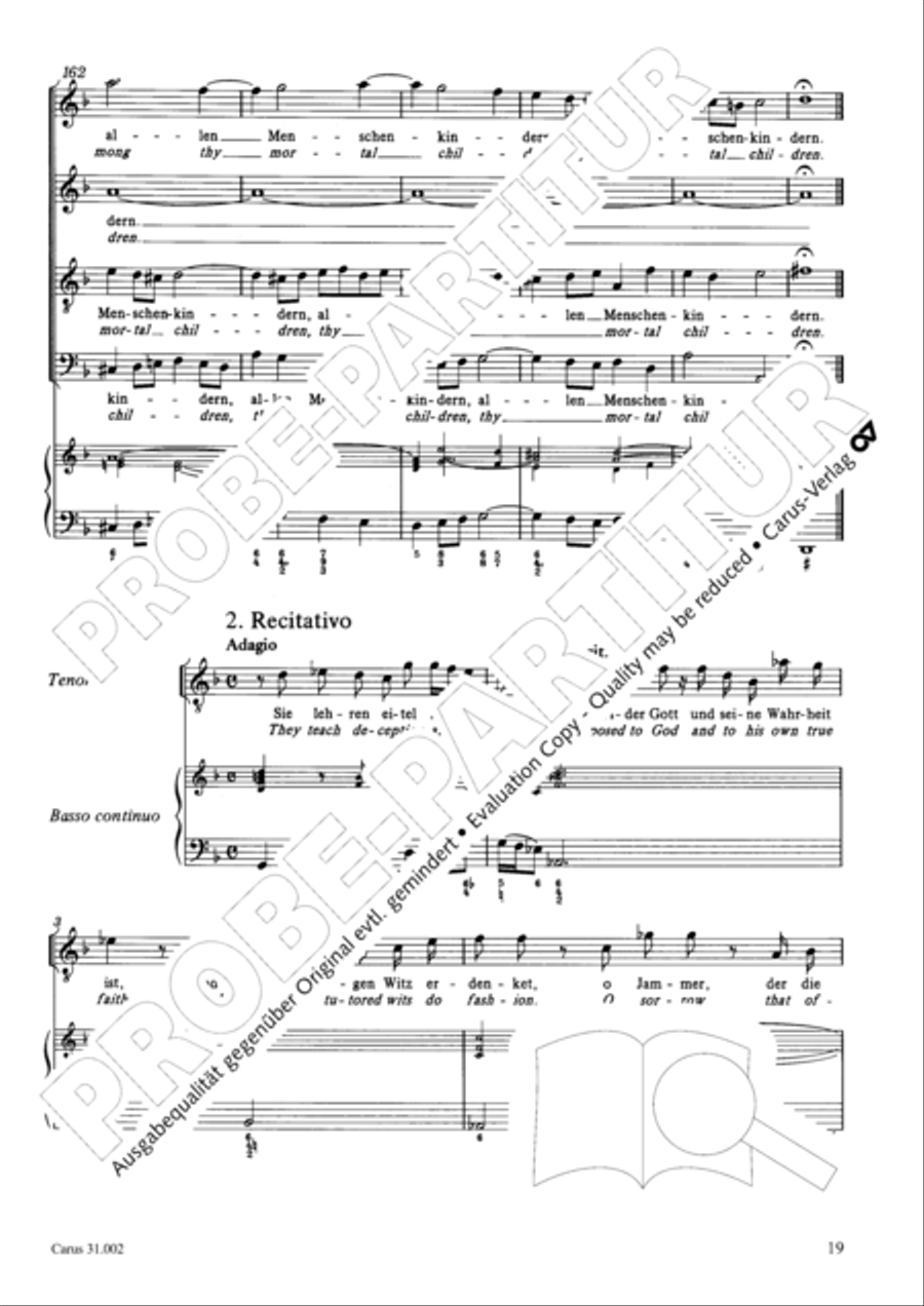 O God, from heaven look on us (Ach Gott, vom Himmel sieh darein) ATB scores gallery preview page 20