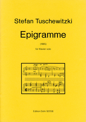 Epigramme für Klavier (1985)