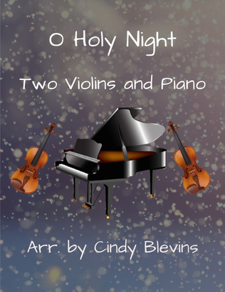 Book cover for O Holy Night, Two Violins and Piano