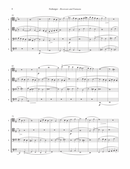 Ricercare and Fantasia for Trombone Quartet