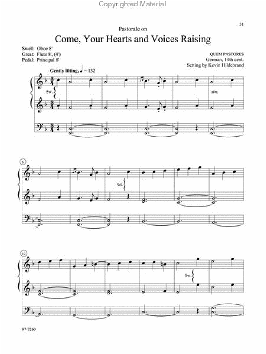 Bethlehem's Rose Organ scores gallery preview page 12
