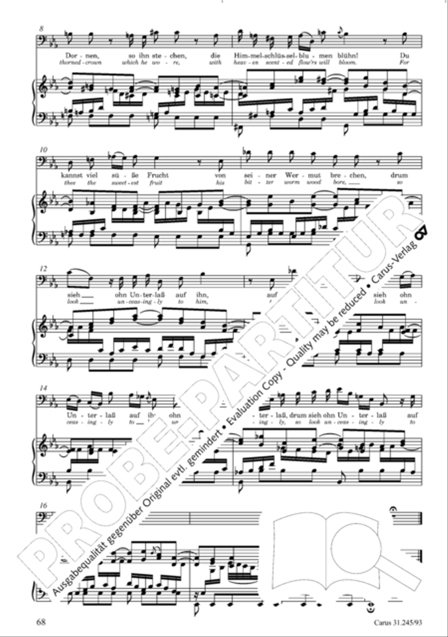 St. John Passion (Johannes-Passion) 4-Part scores gallery preview page 69