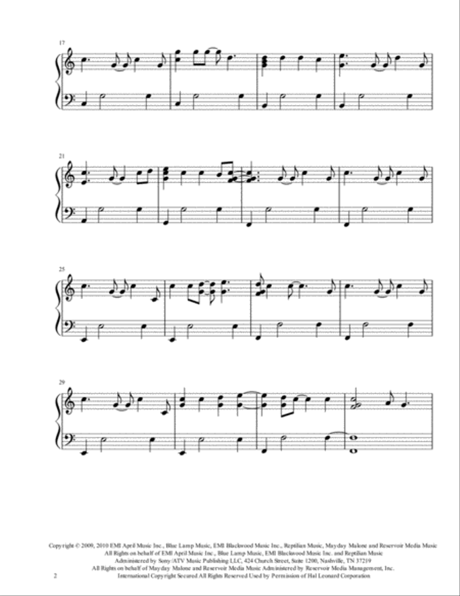 Marry Me Harp scores gallery preview page 2