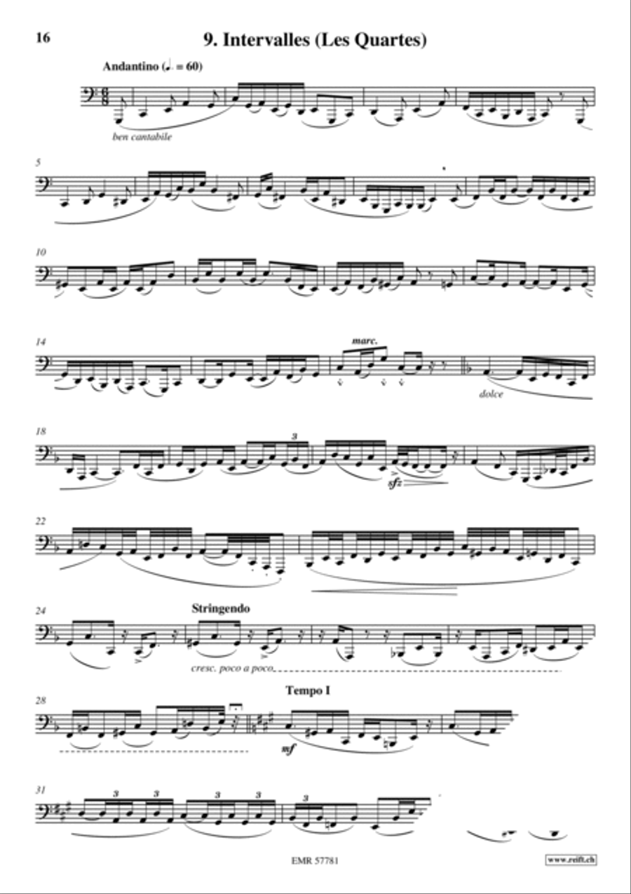 36 Etudes Transcendantes Tuba scores gallery preview page 11