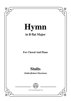 Book cover for Stults-The Story of Christmas,No.10,Hymn,As with Gladness Men of Old,in B flat Major,for Choral&Pian