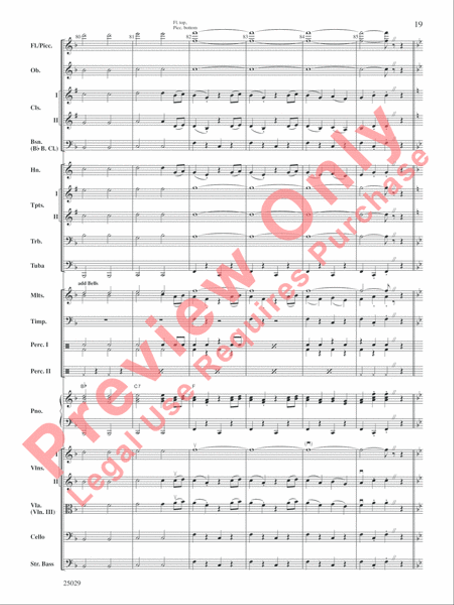 Charlie and the Chocolate Factory, Selections from the Original Movie Soundtrack Full Orchestra scores gallery preview page 20